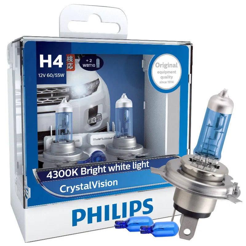 Comparativo Philips Crystal Vision Diamond Vision Luz Branca Carro